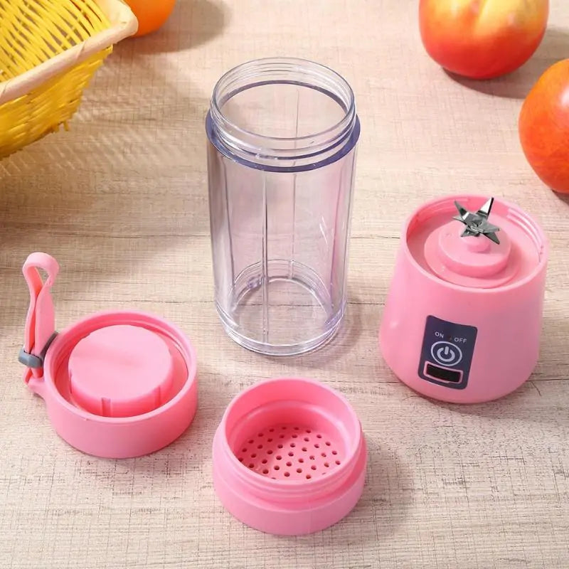 Portable Juicer with Electric Glass Blender