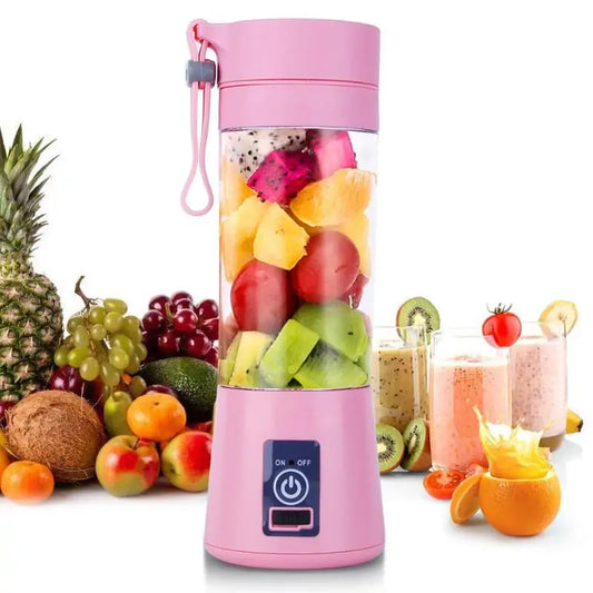 Portable Juicer with Electric Glass Blender